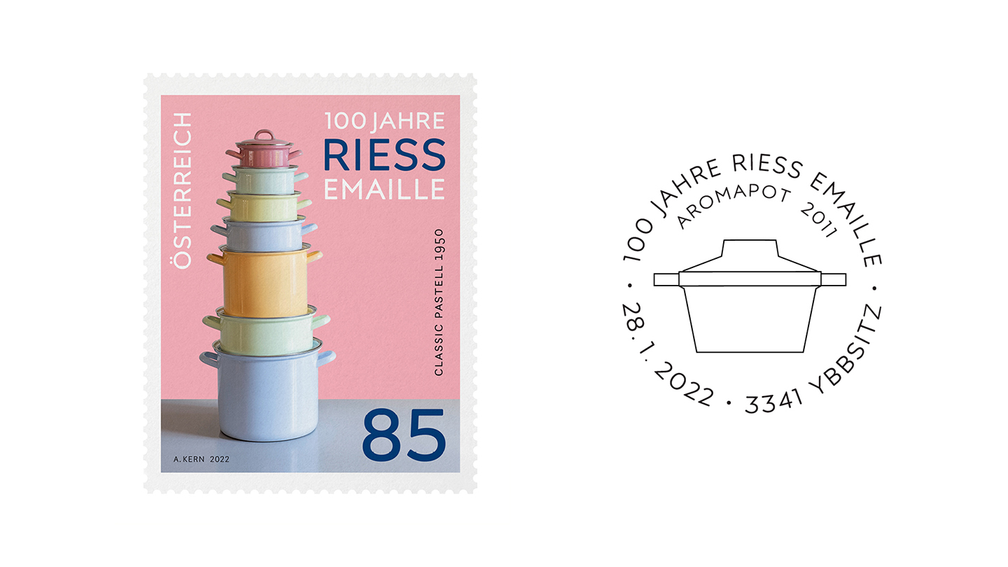 Sondermarke Riess- Emaille